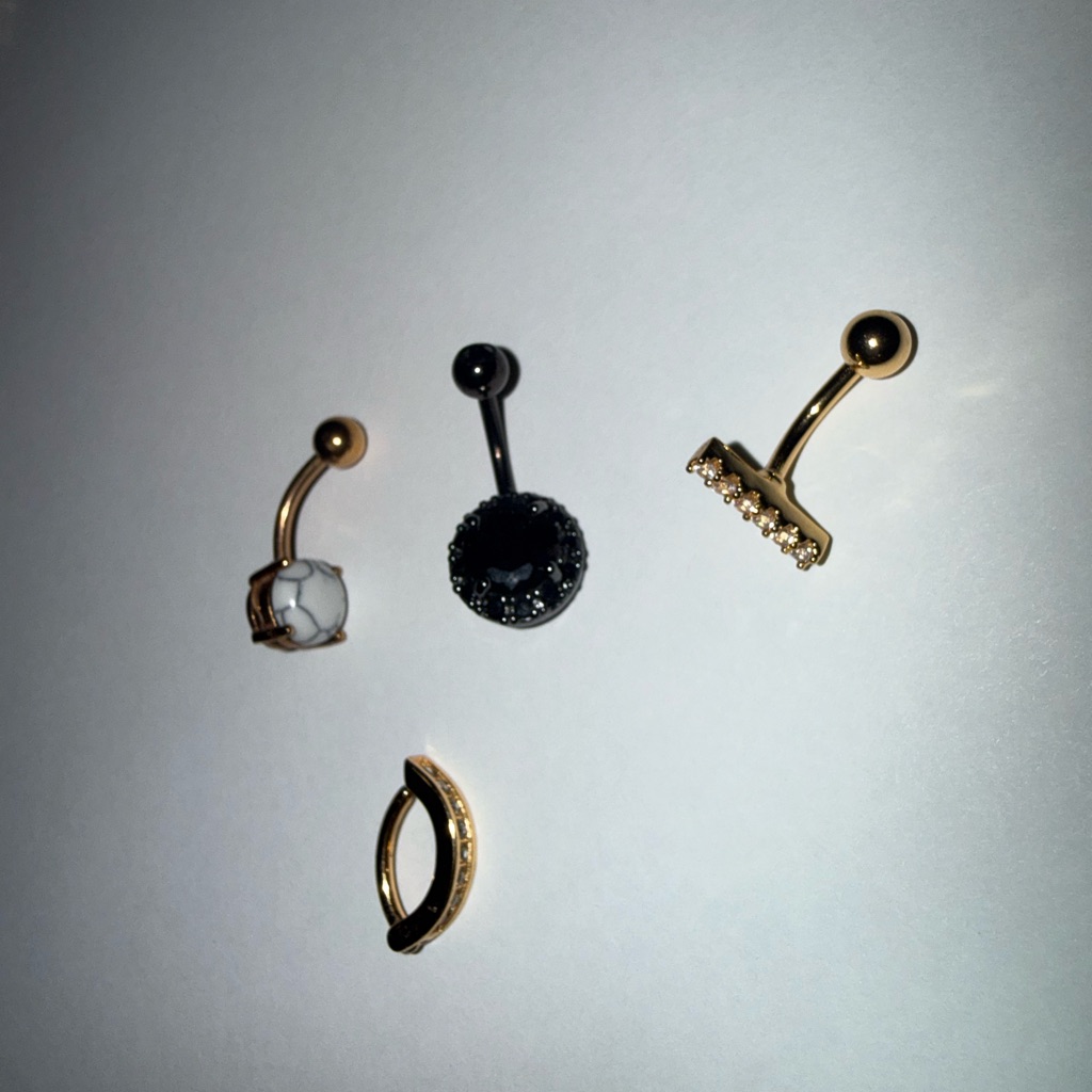 Set Of Belly Button Rings Set Of Belly Button Rings